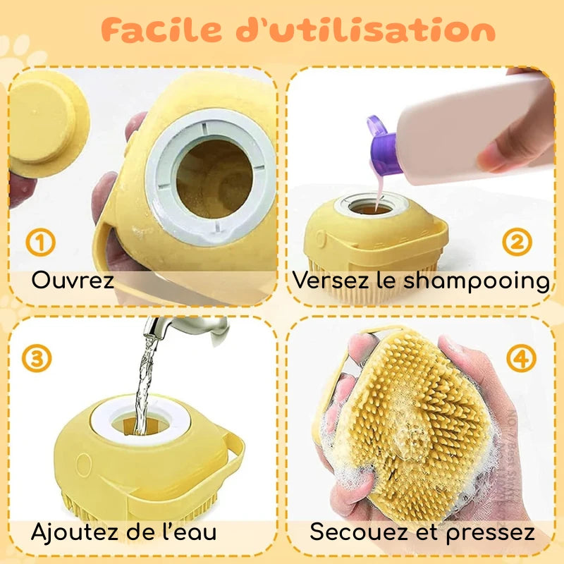Brosse toilettage chien | FoamBrush - PetitePromenade