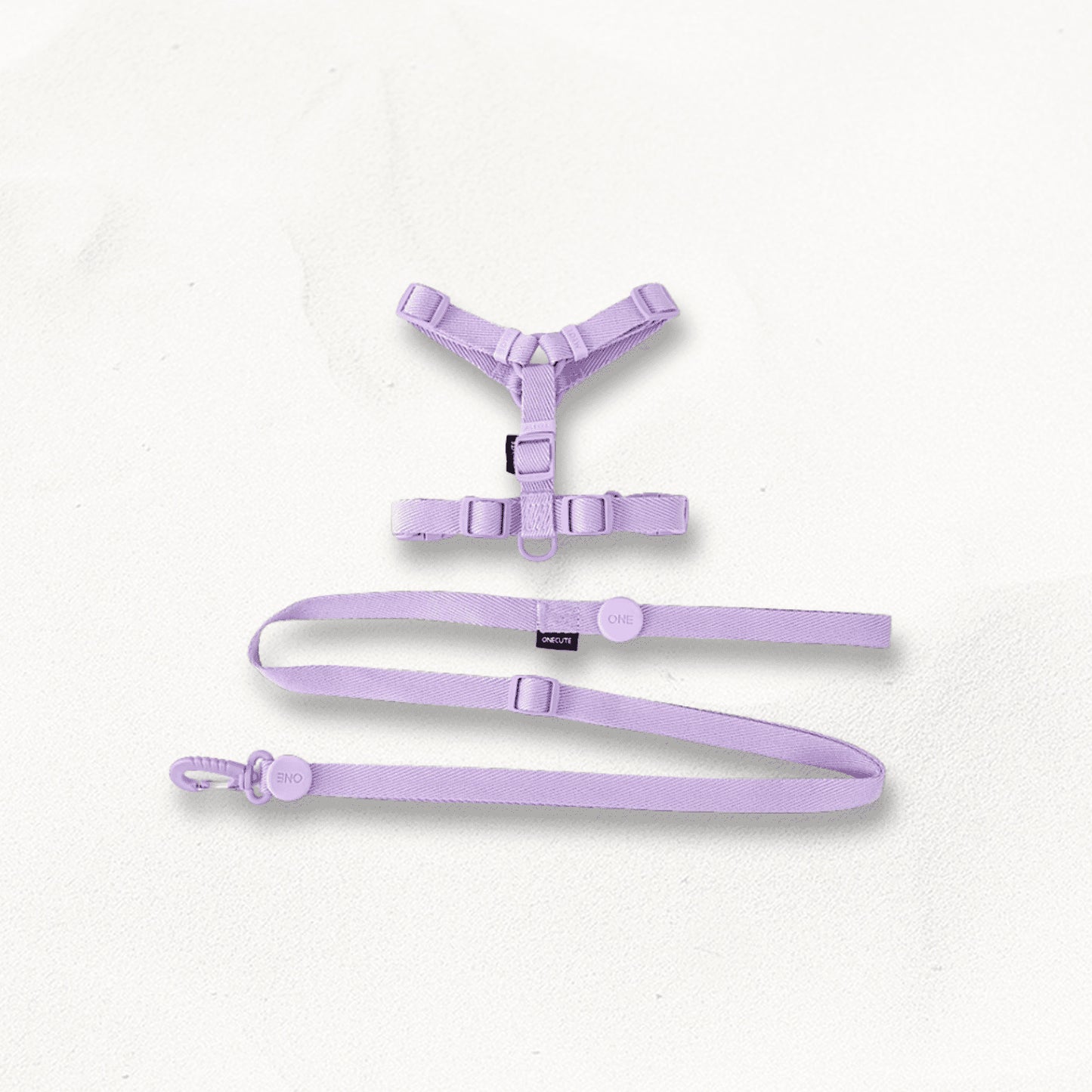 Harnais avec laisse assortie | PastelJoy