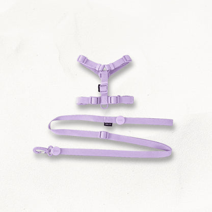 Harnais avec laisse assortie | PastelJoy
