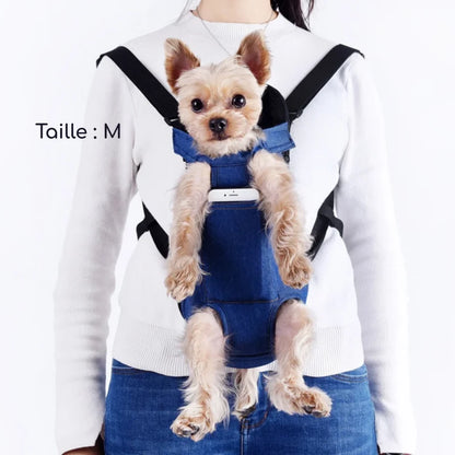 Sac à dos petit chien | DenimPaws [ PetitePromenade