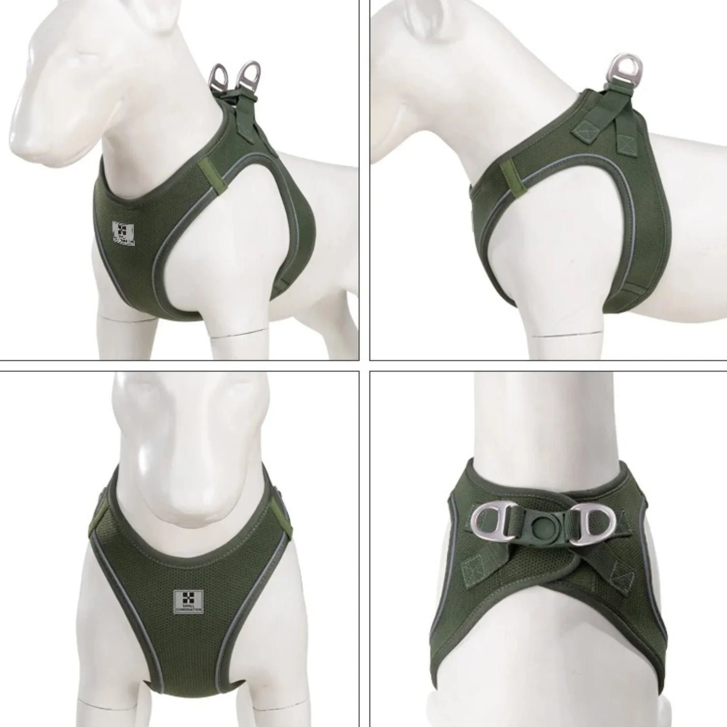 Harnais avec Laisse pour Petit Chien | SmallWalk Tactique PetitePromenade