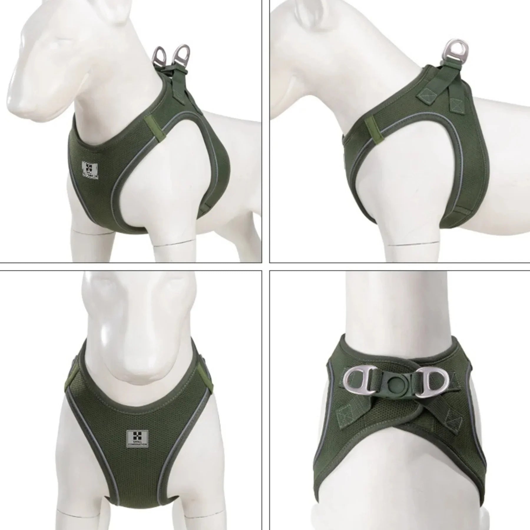 Harnais avec Laisse pour Petit Chien | SmallWalk Tactique PetitePromenade