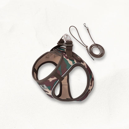 Harnais avec Laisse pour Petit Chien | SmallWalk Tactique PetitePromenade