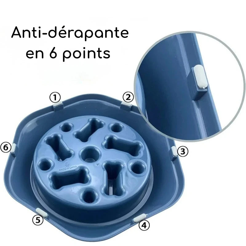 Gamelle anti-glouton gros chien | SlowBone| PetitePromenade