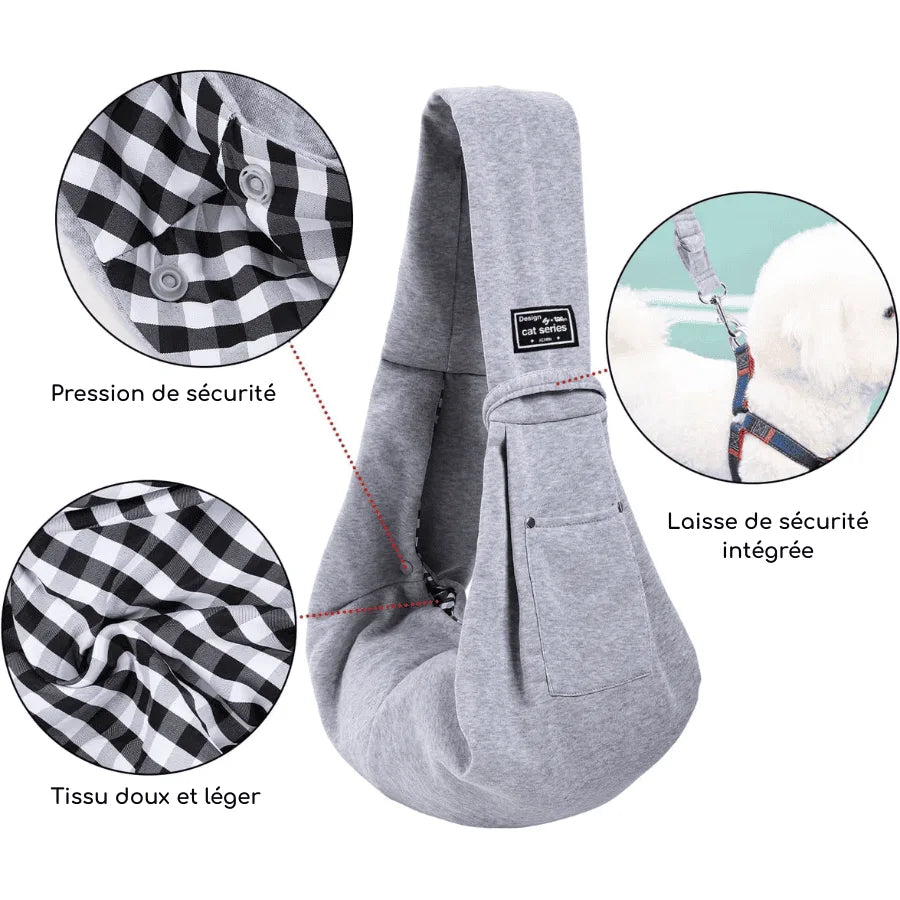 Sac bandouillere pour chiens | Compffort | PetitePromenade