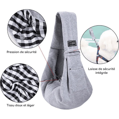 Sac bandouillere pour chiens | Compffort | PetitePromenade