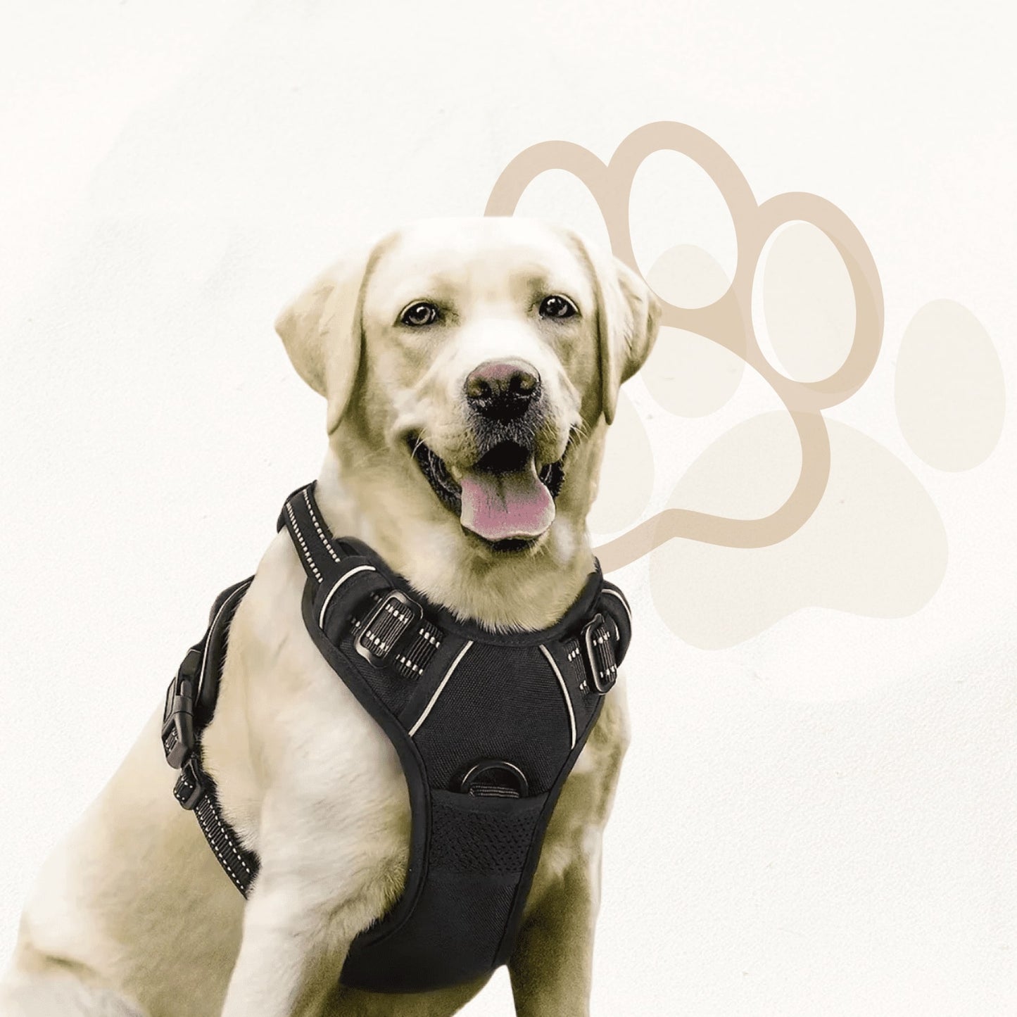 Harnais anti traction grand chien | BoldPaw