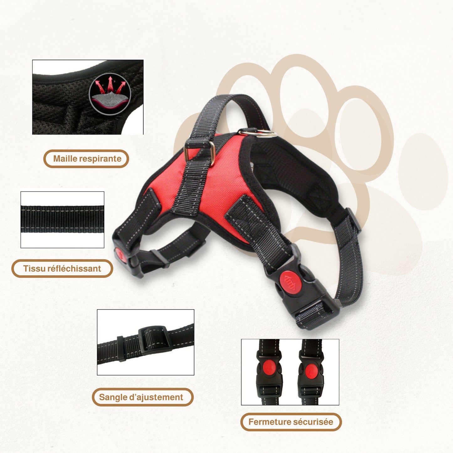 Harnais avec poignée pour chien | Atlas Unity