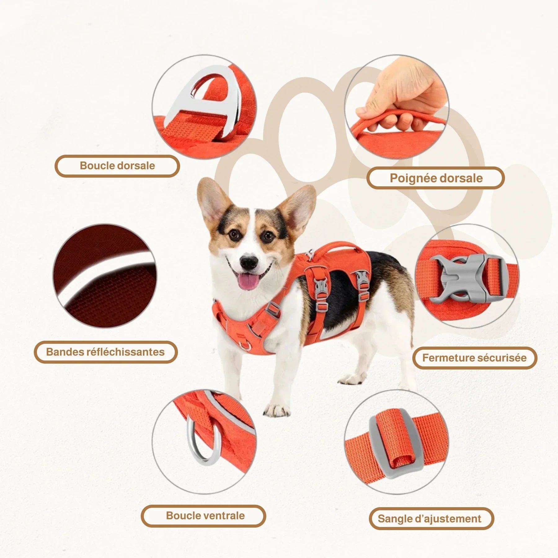 Harnais Whippet | AeroWrap Control PetitePromenade