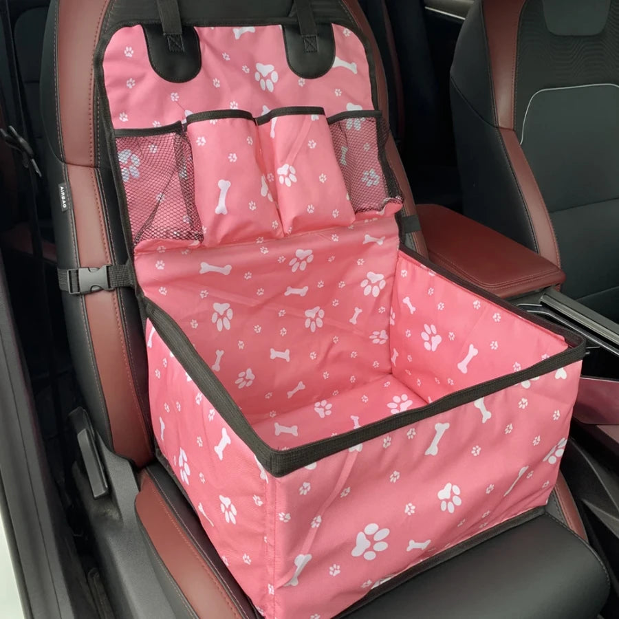 Siège auto pour chien | PawRide – Rose