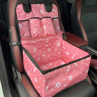 Siège auto pour chien | PawRide – Rose